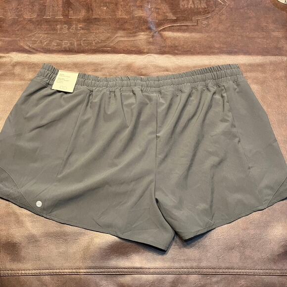 Calia Run Collection Mid-Rise Infinity Short Women XXL 3" Inseam Relaxed Gray - Picture 7 of 10